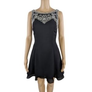 Gunne Sax Jessica McClintock Embroidered Dress 7/8